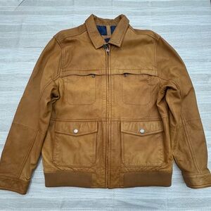 Tommy Bahama Brown Bomber Jacket